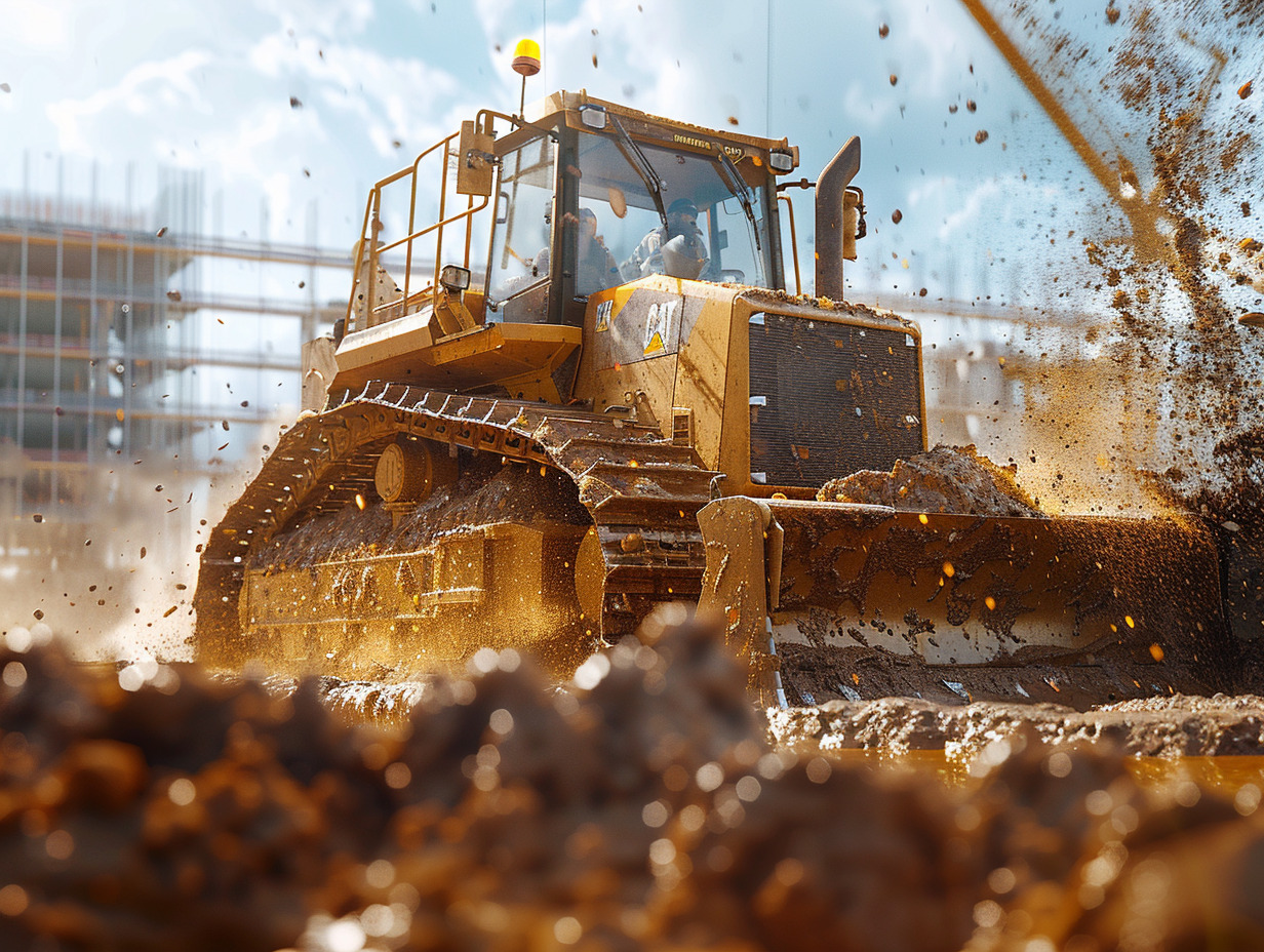 bulldozer chantier