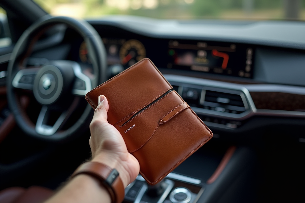 pochette cuir