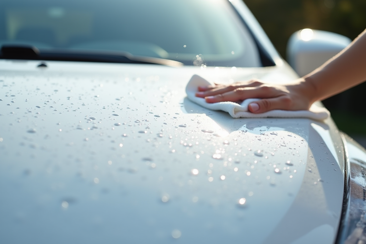 voiture blanche