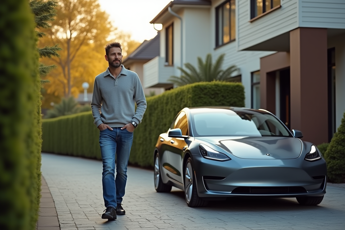 Homme marchant près d