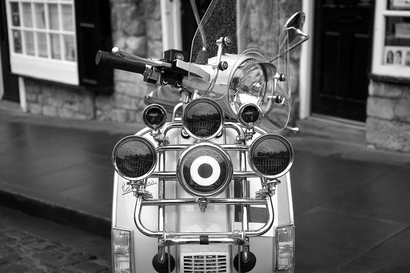 un scooter vintage